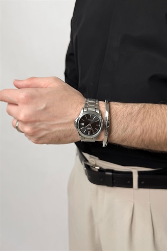 ساعت مردانه کاسیو طرح Casio MTP1199 صفحه مشکی